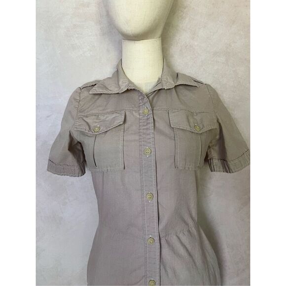 Vintage Work Shirt Dress - Picture 2 of 5